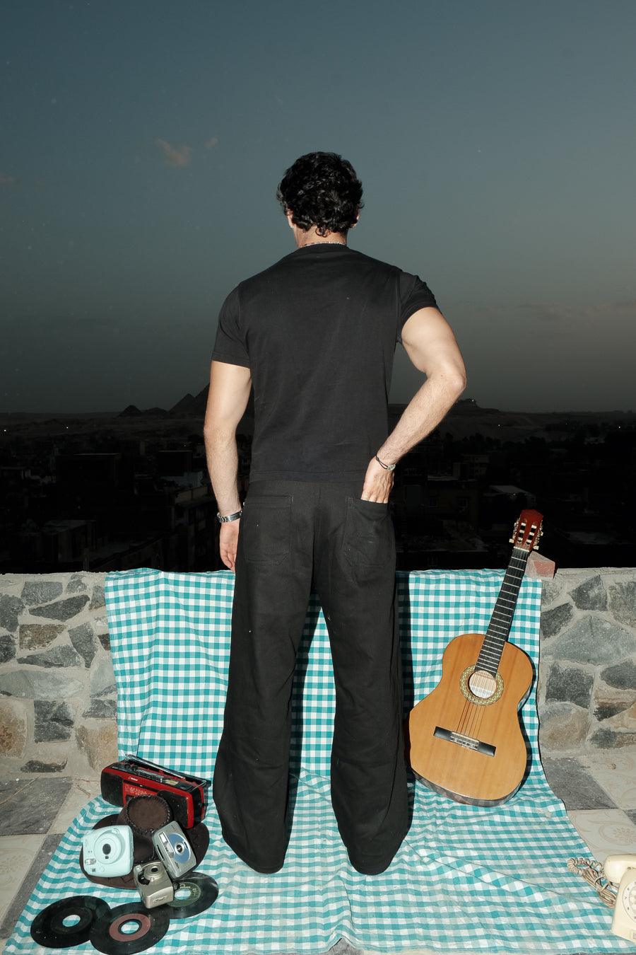 Double Pleated Denim - Midnight