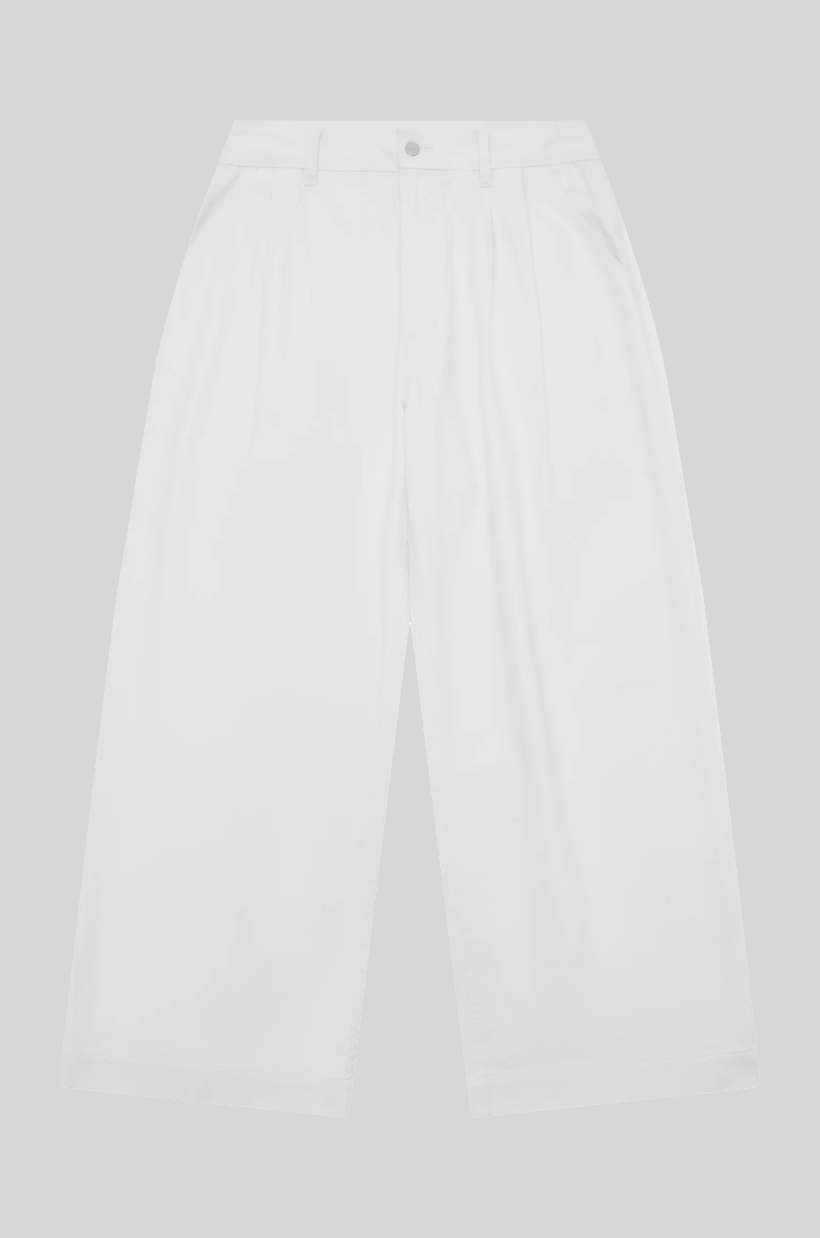 AZL Double Pleated Pants White